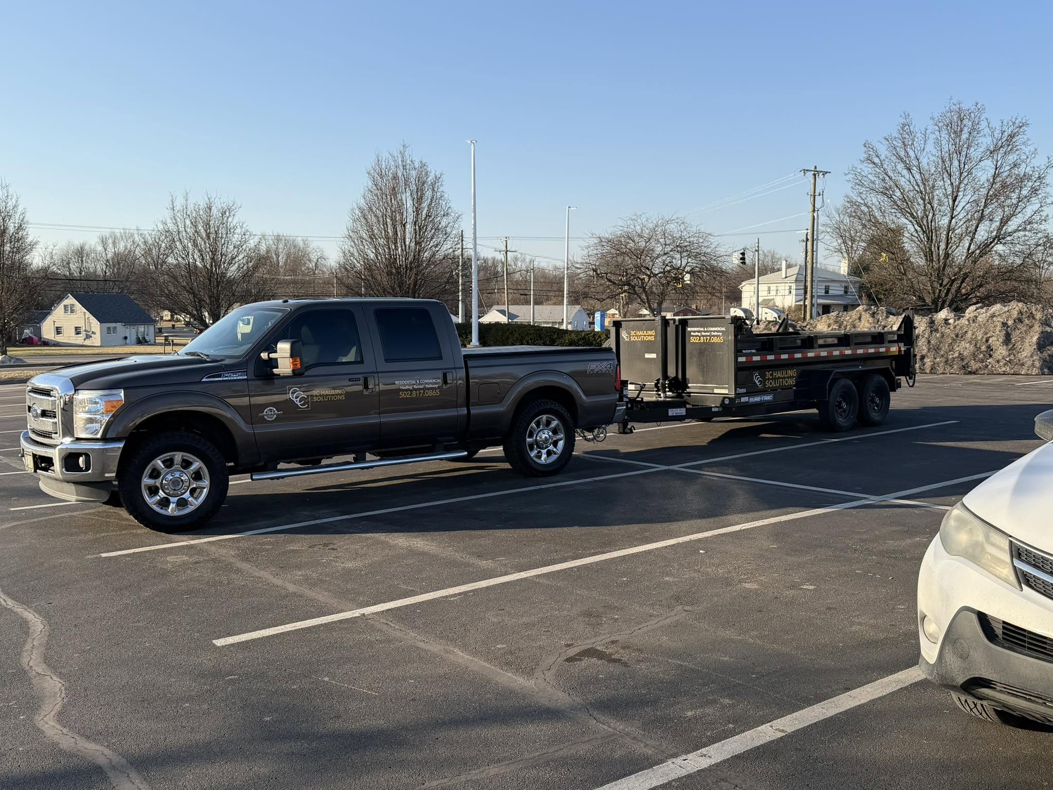 Dump trailer rental available in Louisville KY — 3C Hauling Solutions